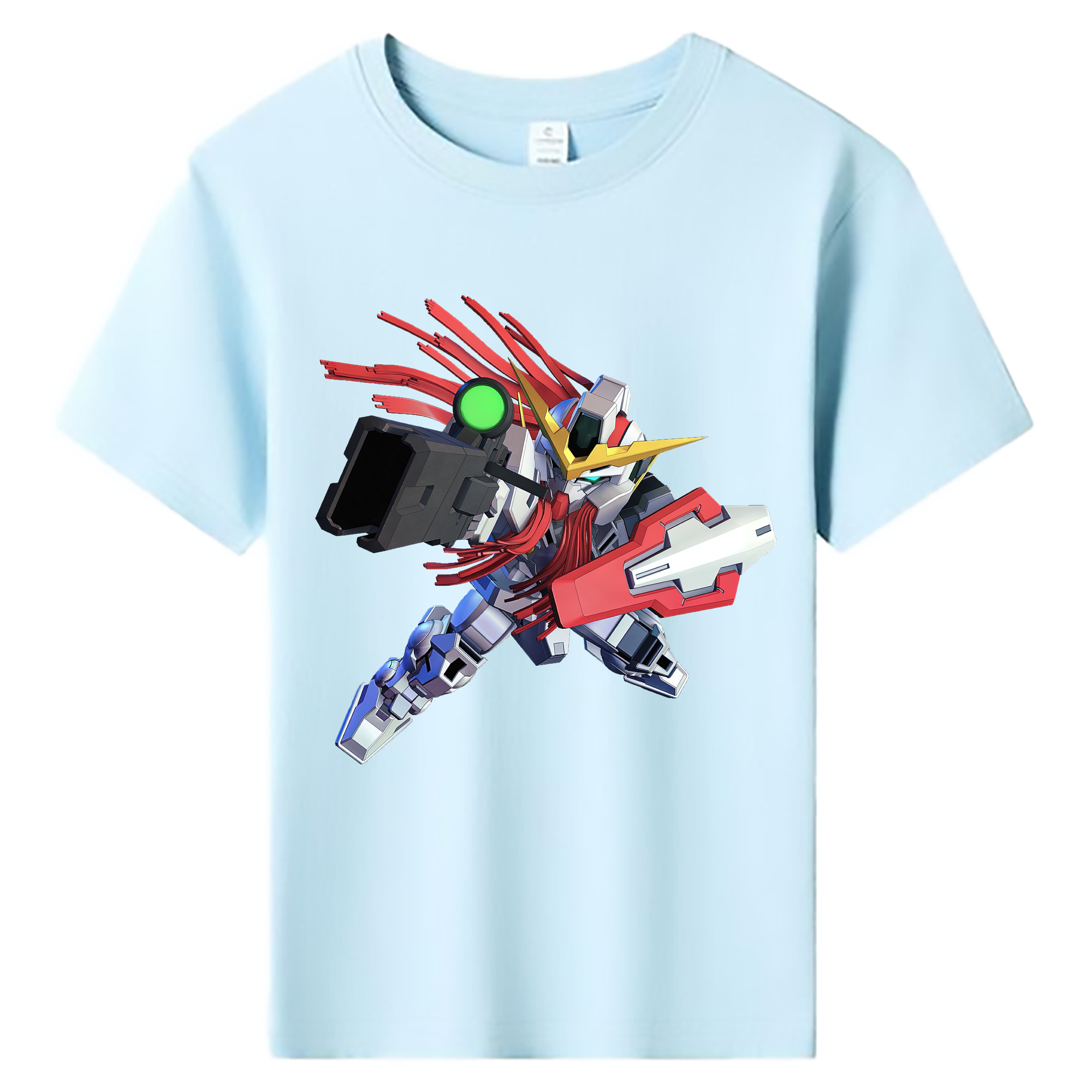 （画像用） 機動戦士ガンダム Mobile Suit Gundam 綿100％キッズTシャツ（フロントプリント）